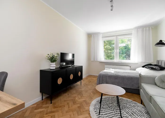 Przytulny Blisko Lasu Z Szybkim Wi-fi Lägenhet