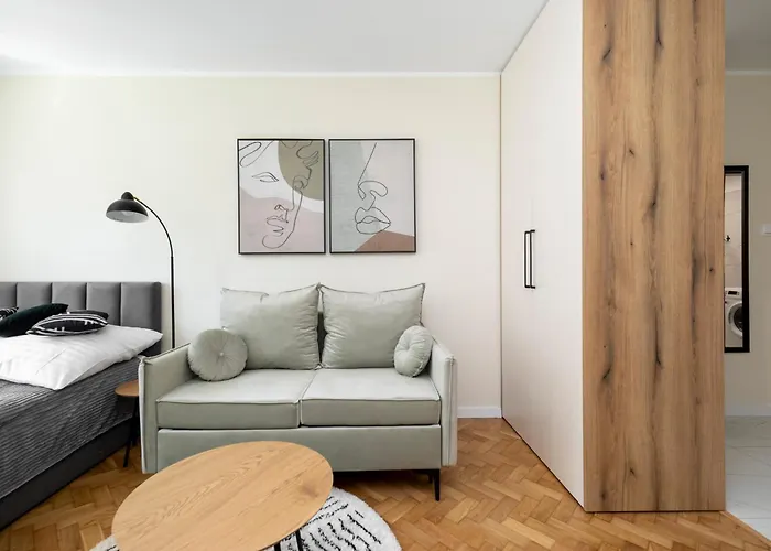 Przytulny Blisko Lasu Z Szybkim Wi-fi Lägenhet